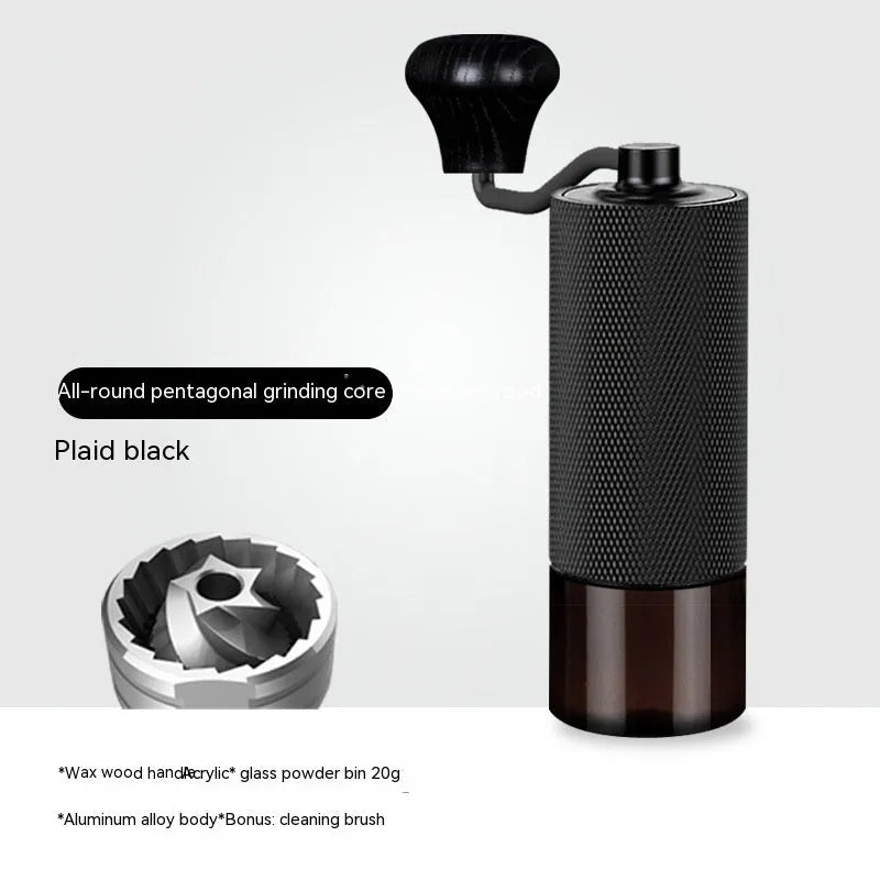 Hand-cranked CNC Stainless Steel Grinding Core Coffee Bean Grinder Coffee Machine - Bellarte Enchanté Hand-cranked CNC Stainless Steel Grinding Core Coffee Bean Grinder Coffee Machine